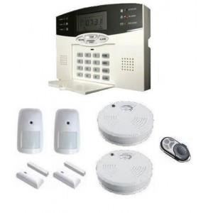 alarme sans fil : 1 centrale d’alarme avec transmetteur téléph