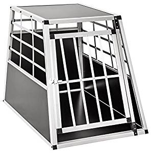 Cage de transport chien aluminium pour transport en voiture single (65