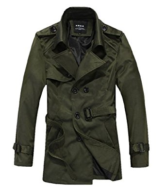 Manteau a Double bouton Garcon Slim Trench Veste coat,FR Taille 52