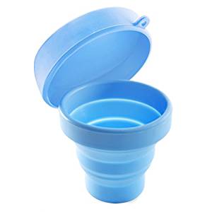 pour cup menstruelle (Bleu): Hygiène et Soins du corps