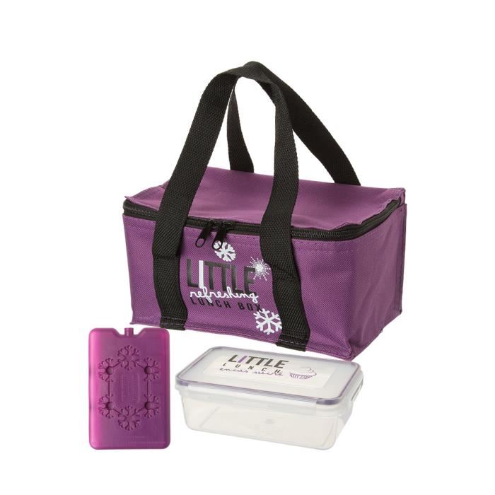 Lunch bag isotherme VIOLET Achat / Vente lunch box bento Lunch