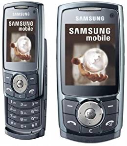 Samsung SGH L 760 Téléphone Mobile Clapet Coulissant Argent