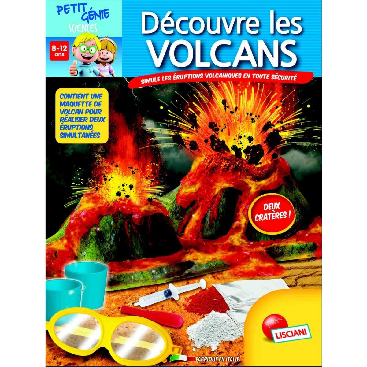 Coffret petit génie : Découvre les volcans aille Unique Coloris