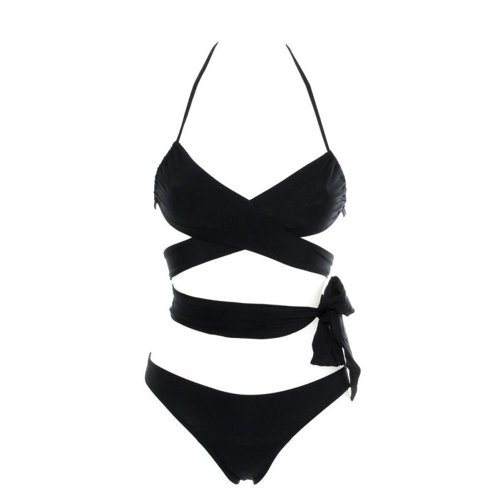 Maillot de Bain Femme Trikini Hu? Noir NOIR Achat / Vente maillot