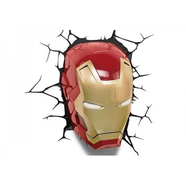 AVENGERS Lampe Murale Masque Iron Man 3 Achat / Vente applique