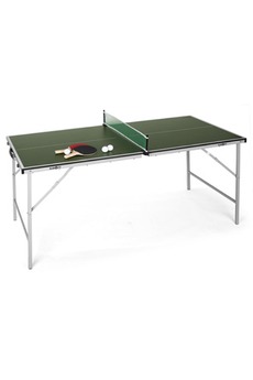 Table de ping pong Klarfit Mini table de ping pong pliable verte