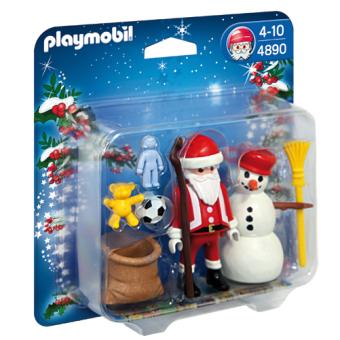 Playmobil 4890 Duo Père Noël et bonhomme de neige Playmobil