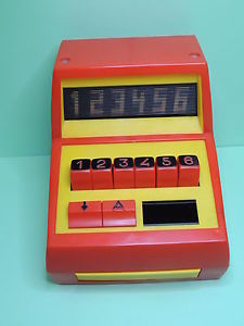 Ancien jouet caisse enregistreuse vintage toy cash register MOB France