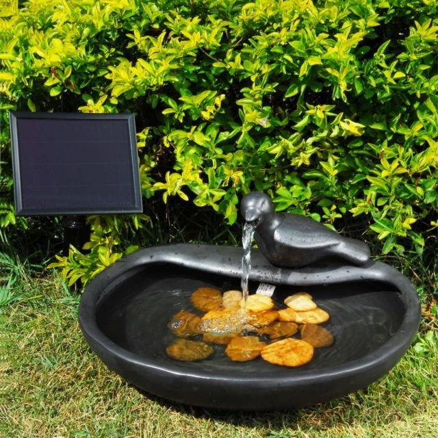 Fontaine solaire Colombe Achat / Vente fontaine de jardin Fontaine