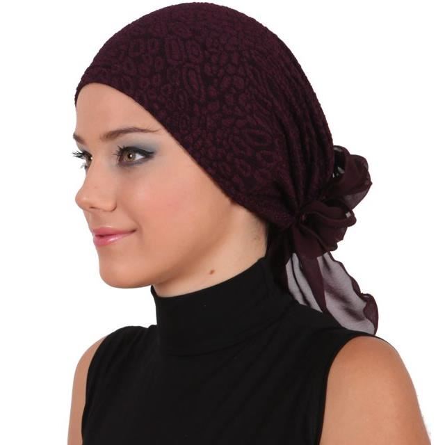 les femmes, Doux et confortableCoiffe, turban pour la perte de cheveux