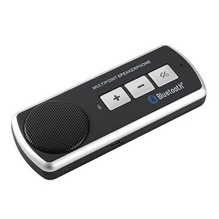 Kit Mains Libres Bluetooth Pour Auto Noir et Gris Achat / Vente kit