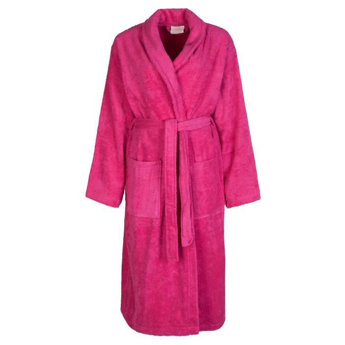 Peignoir de bain pour femme en coton éponge doux de Florentina, rose