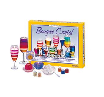 bougie sentosphère kit creatif bougies cristal bougie sentosphère