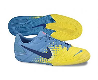 Chaussures de Foot en Salle Nike 5 Elastico Bleu/Jaune 11
