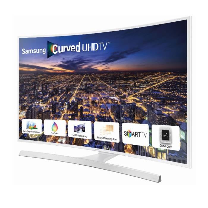 Smart TV Samsung Curved 40 « LED, UHD 4K, Quad Core y WIFI UE40JU6510