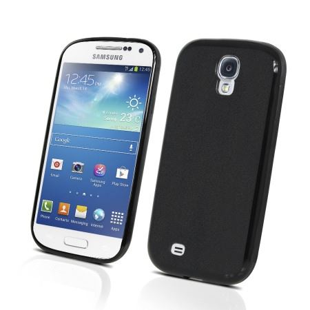 Coque minigel noire pour Samsung Galaxy S4 Mini I9190 Offre une