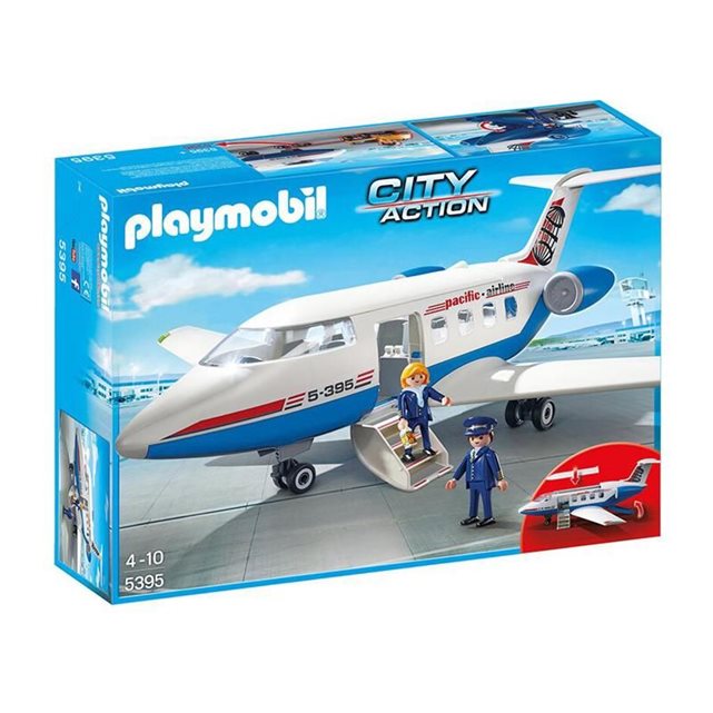 Playmobil 5395 city action l’avion couleur unique Playmobil | La