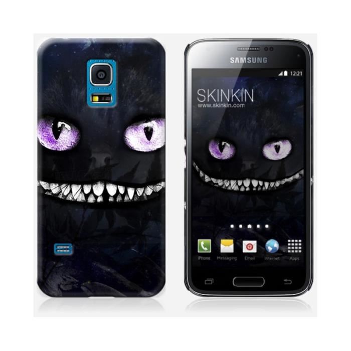 Coque Samsung Galaxy S5 mini Design Dark cheshire cat Achat coque