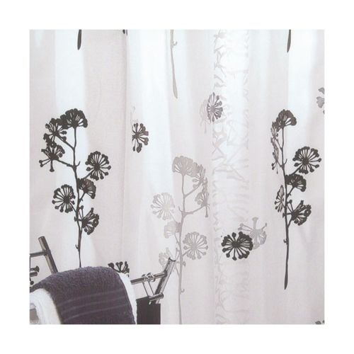 Bindouch’ Rideau de douche Pvc valentine noir et blanc 178×183