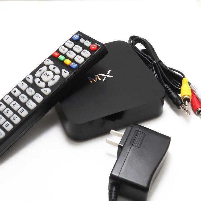 MX Box TV Dual Core Android 4.4.2 Go WIFI Internet récepteur