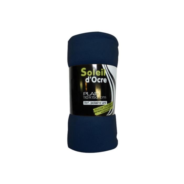Plaid polaire 110 x 140 cm turquoise Achat / Vente couverture