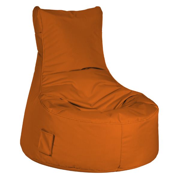 Pouf fauteuil relax SWING XXL 300l orange Achat / Vente pouf poire