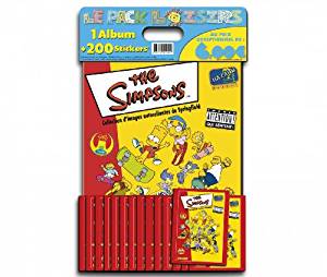 Panini 1 Album + 200 Stickers Simpsons Collection Springfield