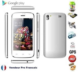 Telephone smartphone debloque Android 4 pouce Wifi GPS 3G 1Ghz 512Mo