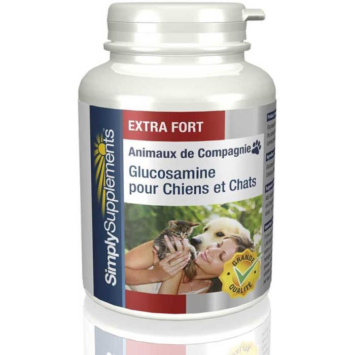 Glucosamine 500mg pour chiens et chats | 360 capsules Achat / Vente