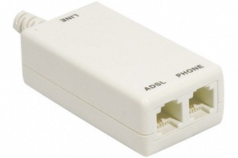 Connectique informatique Filtre ADSL RJ45 vers RJ11. Conecticplus