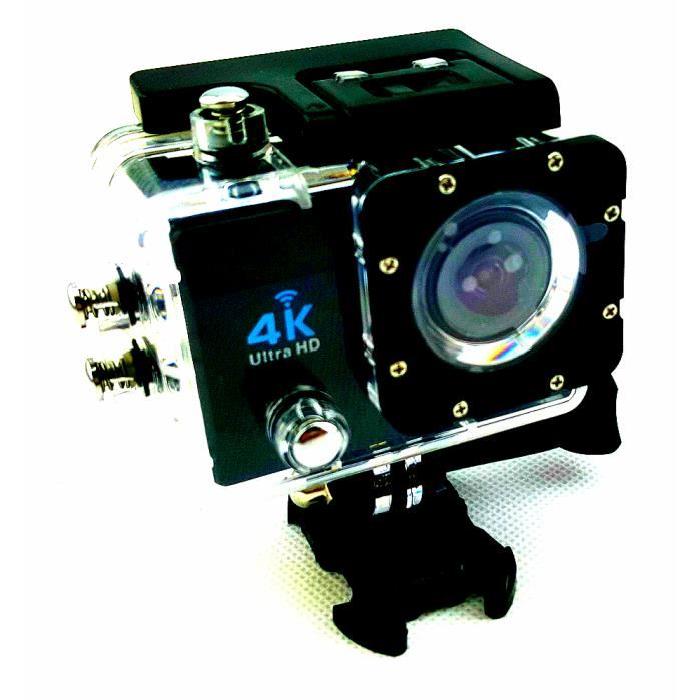 Eyes GO 4K Black 16MP Caméra (caméscope) de sport numérique
