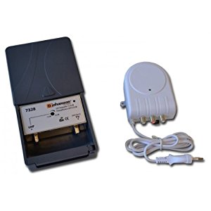 Kit amplificateur + alimentation pour antenne terrestre / kit
