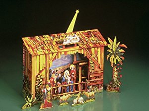Maquette en carton : Petite crèche de Noël: Jeux et