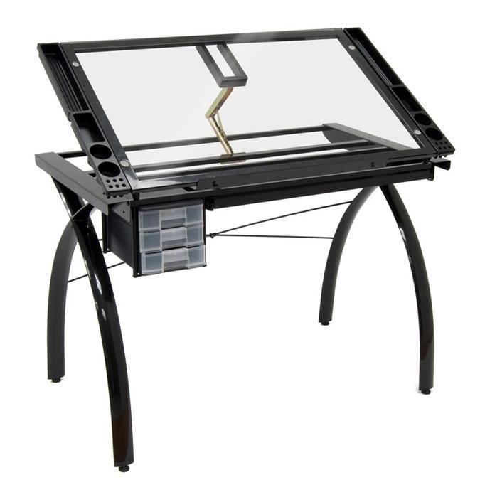 Table à dessin Futura noire Achat / Vente planche table a dessin