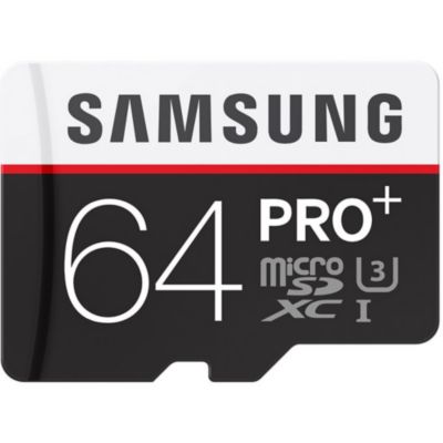 Carte Micro SD SAMSUNG Micro SD 64Go PRO PLUS classe 10 + adapt