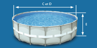 Intex Piscine tubulaire Ultra 5,49×1,32m + filtre à sable pas