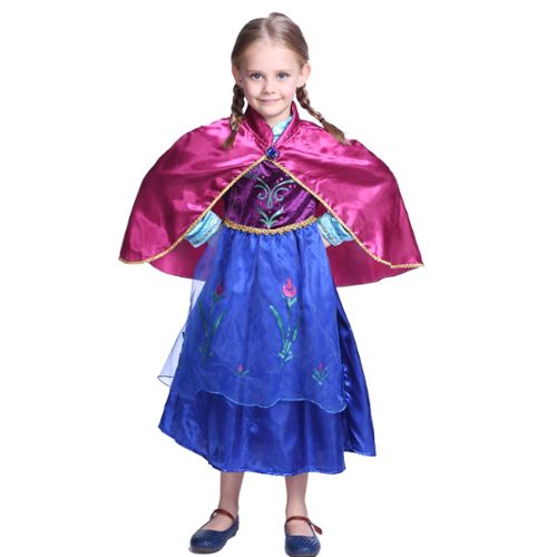 Costume Deguisement Reine Des Neiges Princesse Robe Anna Fille De 100