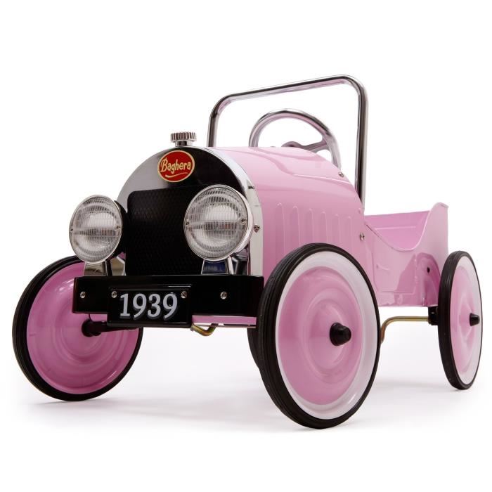 voiture a pedales classic rose baghera