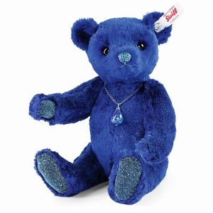 Steiff Swarovski Lapis Lazuli Teddy Bear 2015 EAN 034237 New Worldwide