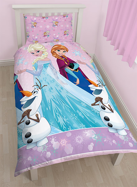 Parure de lit La Reine des Neiges Elsa & Anna