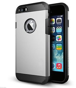 Cover Tough Armour Heavyduty Shockproof Iphone 6s Plus Silver 2