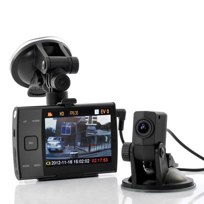 Double dashcam caméra DVR HD 720p pour voiture ? Achat / Vente