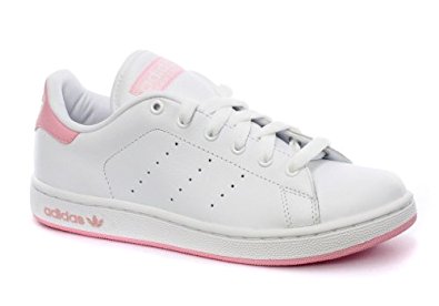 Adidas Originals SSmith K Enfant Baskets Sneakers, blanc, Pointure 31