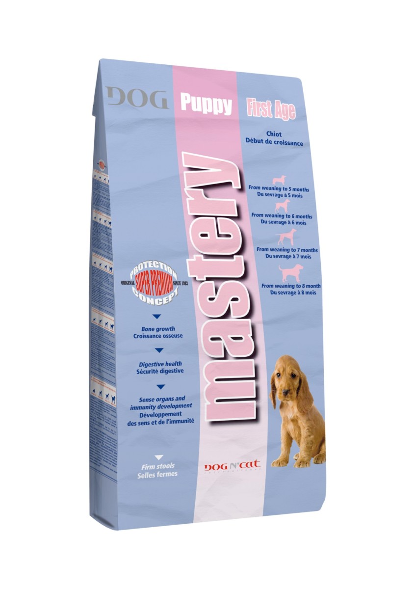 Croquettes Mastery Puppy First Age pour chiens Sac 13,5