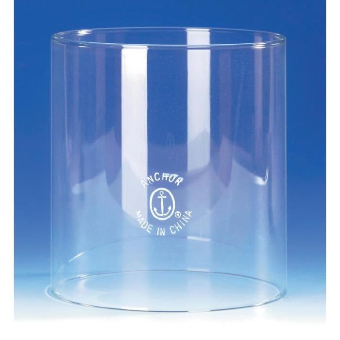 Cylindre de verre adapté pour lampe à pétrole code article 46 21 09