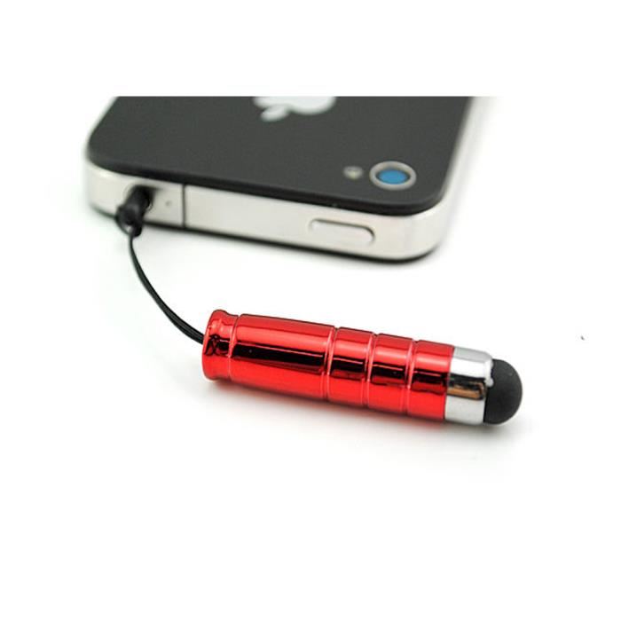 Mini Stylet Ecran Tactile Xperia Z1 Compact Rouge Achat / Vente Mini