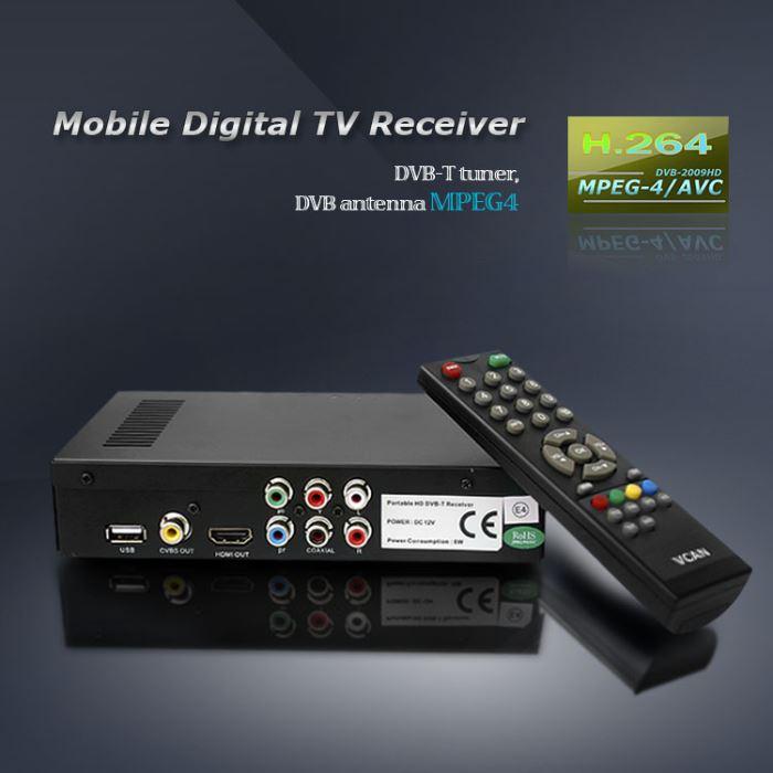 Double Tuner TNT DVB T 250km / h USB avec LED Double Tuner TNT DVB T