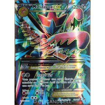 carte Pokémon 120/122 Méga Cizayox Ex 220 PV ULTRA RARE FULL ART