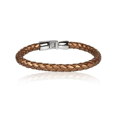 RÊVE DE DIAMANTS Bracelet Cuir Homme Cuivré Achat / Vente bracelet