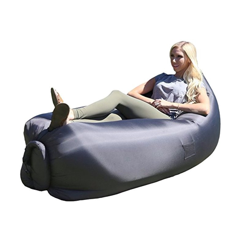 Gonflable Sofa Matelas Chaise Air Nylon Pour Camping Plage Couchage